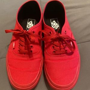 ALL Red Vans